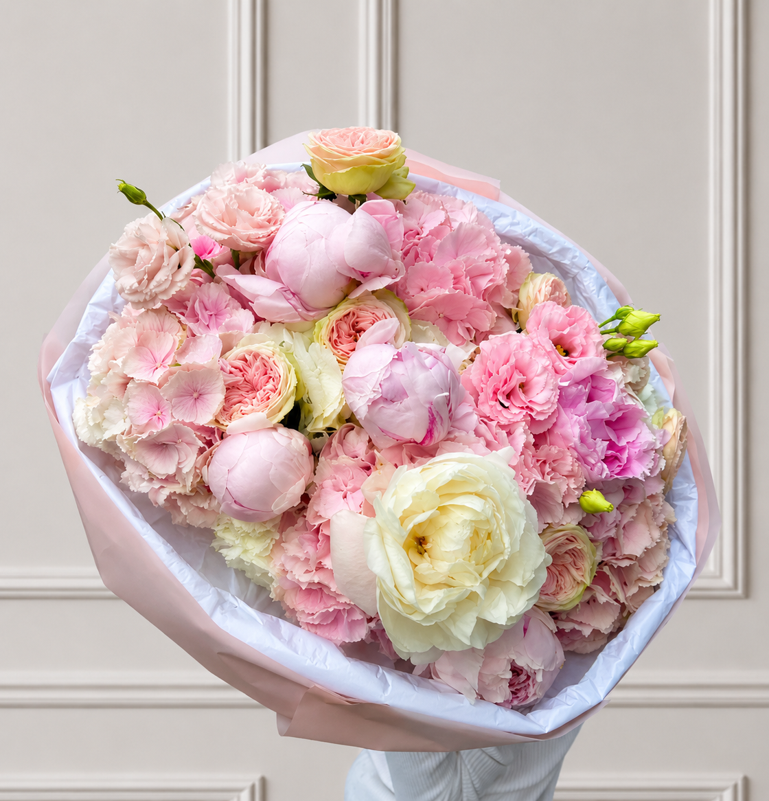 Roses and peonies