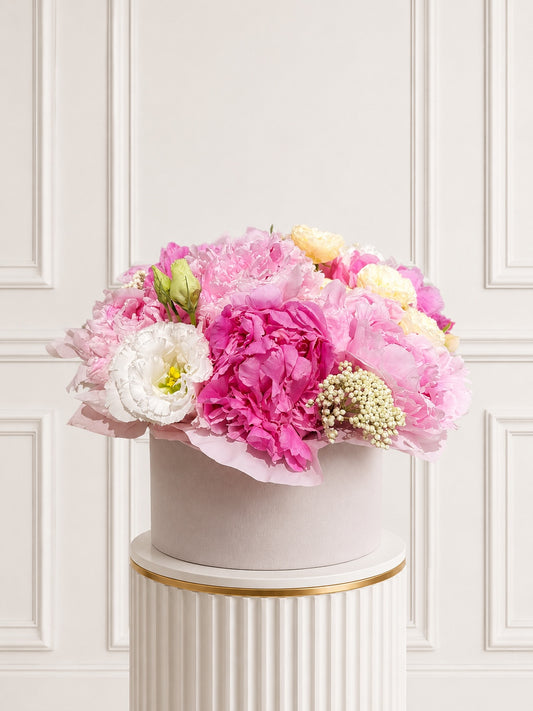 The Duchess - Roses and Peonies Flower Box