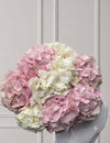 Cloud Blush - White and Pink Hydrangeas Bouquet