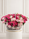 The Grand Rose - Pink Spray Rose Basket