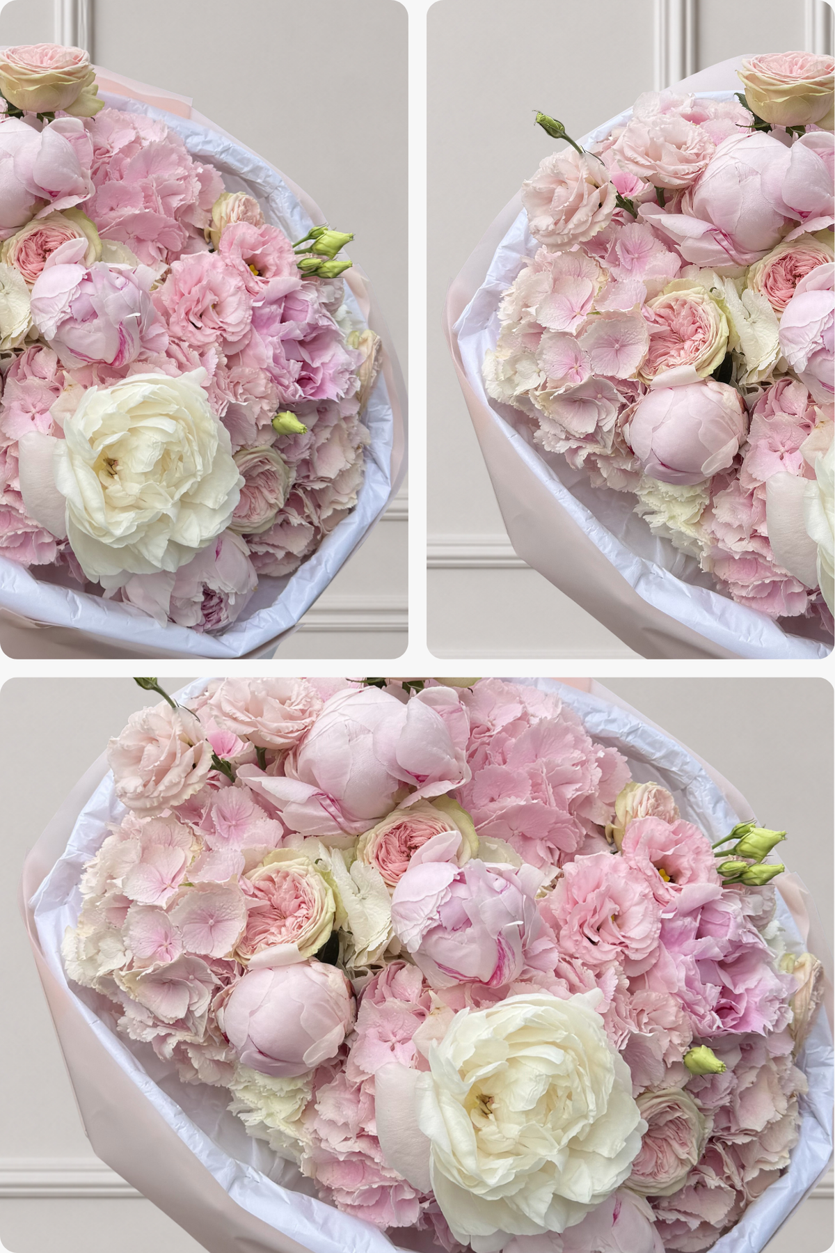 Couture - Hydrangeas, Peonies & Roses Bouquet