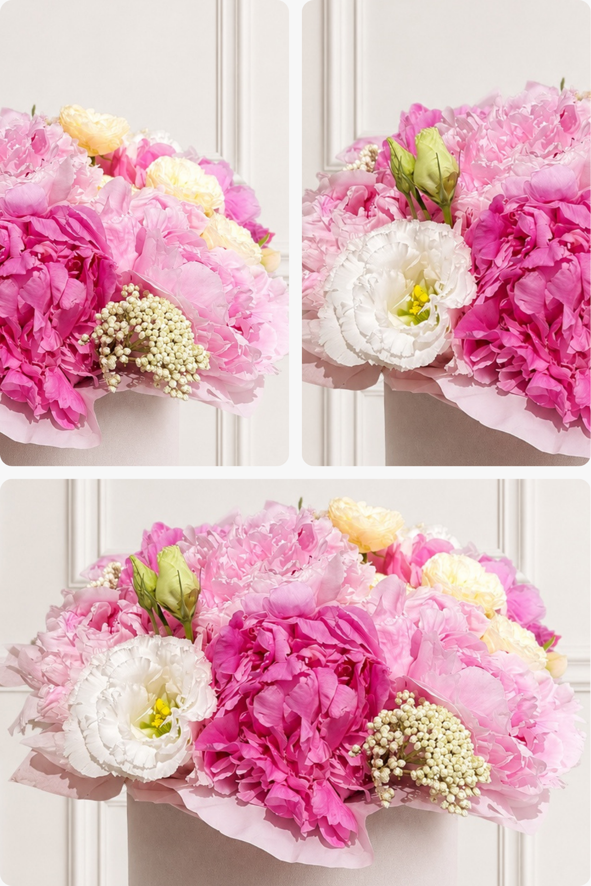 The Duchess - Roses and Peonies Flower Box