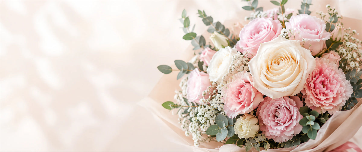 Luxury floral arrangement background